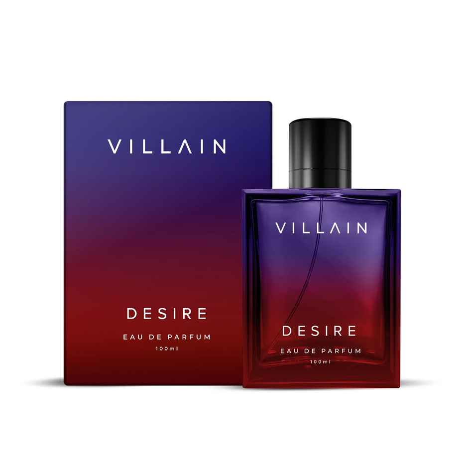 VILLAIN Desire Perfume for Men | Vanilla & Amber EDP | Long Lasting