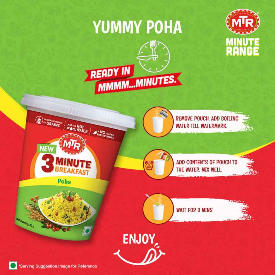 MTR 3 Minute Breakfast - Poha Combo