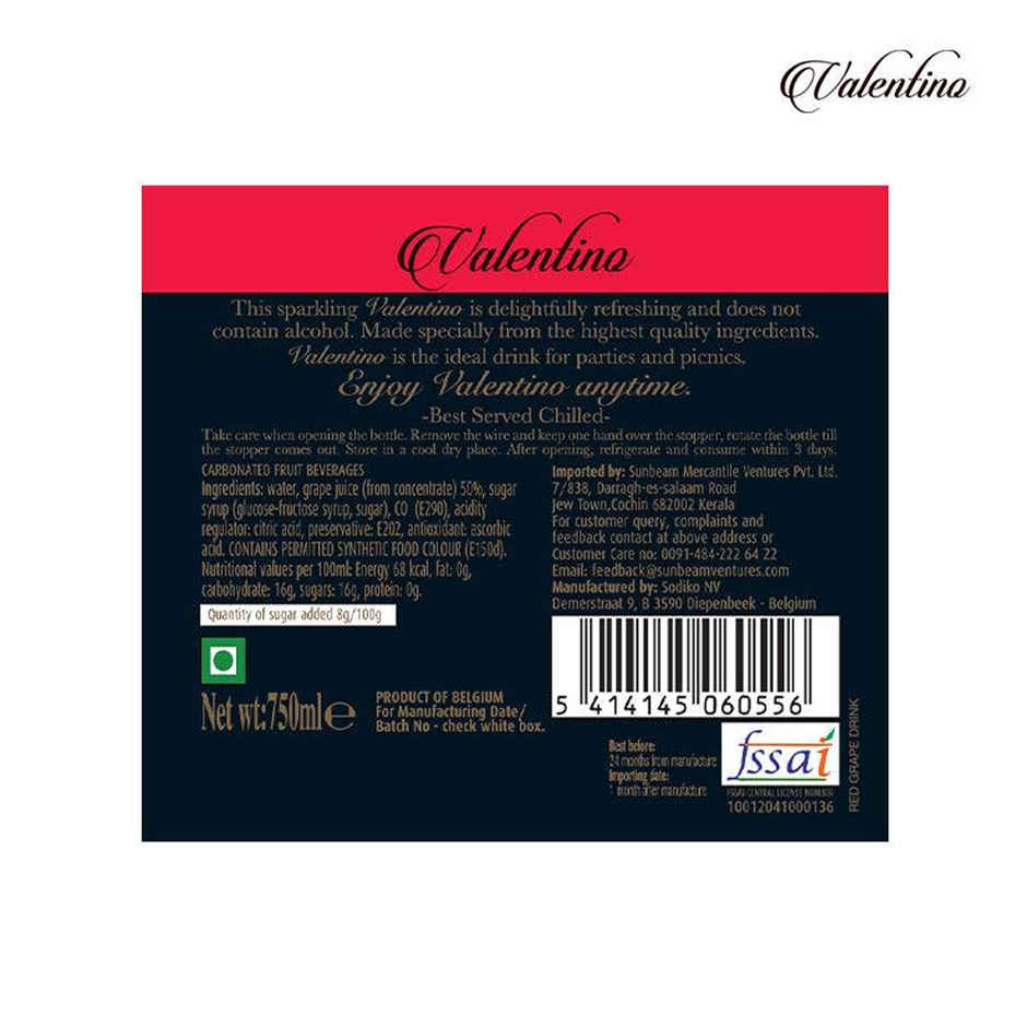 Valentino Red Grape Non Alcoholic Drink