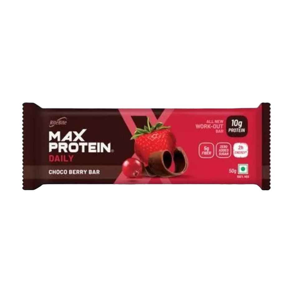 RiteBite Max Protein 10g Protein Bar Choco Berry