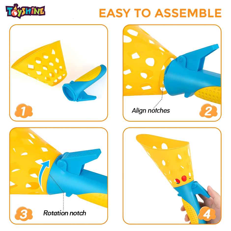 Toyshine Launch & Catch Ball Game Set - Indoor/outdoor Toy for Kids & Party Favors
