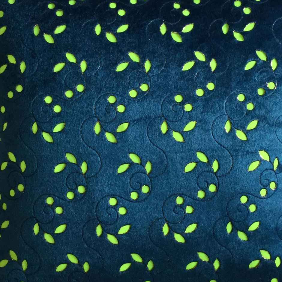 Lushomes Velvet Cushion Covers - Blue | 16 x 16 inch