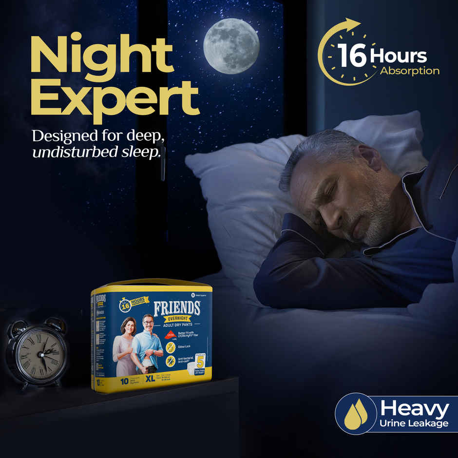 Friends Overnight Adult Diapers Pants Style XL-XXL