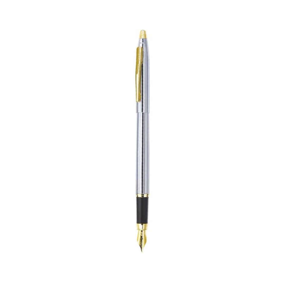 Pierre Cardin Kriss White Gold Fountain Pen