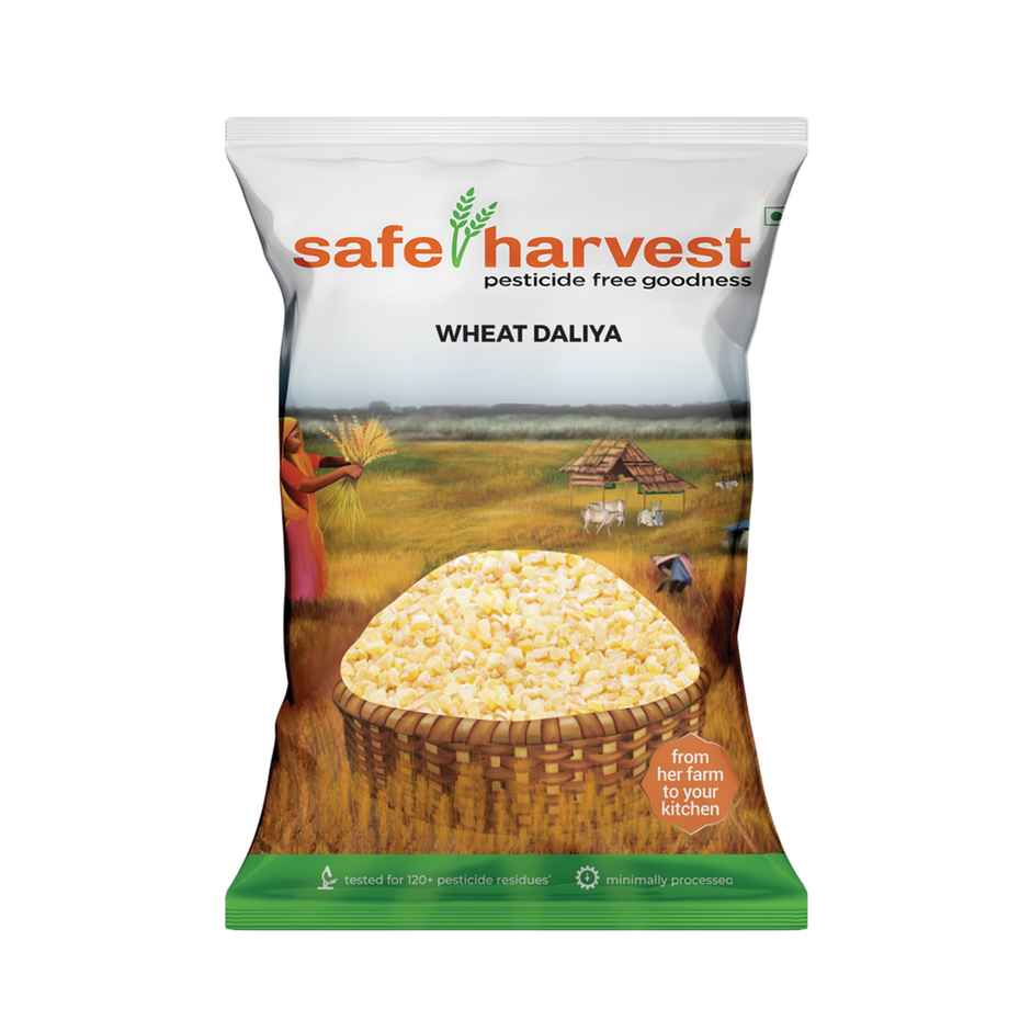 Safe Harvest Pesticide-Free Wheat Daliya