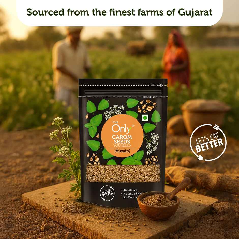 On1y Carom Seeds ( Ajwain )