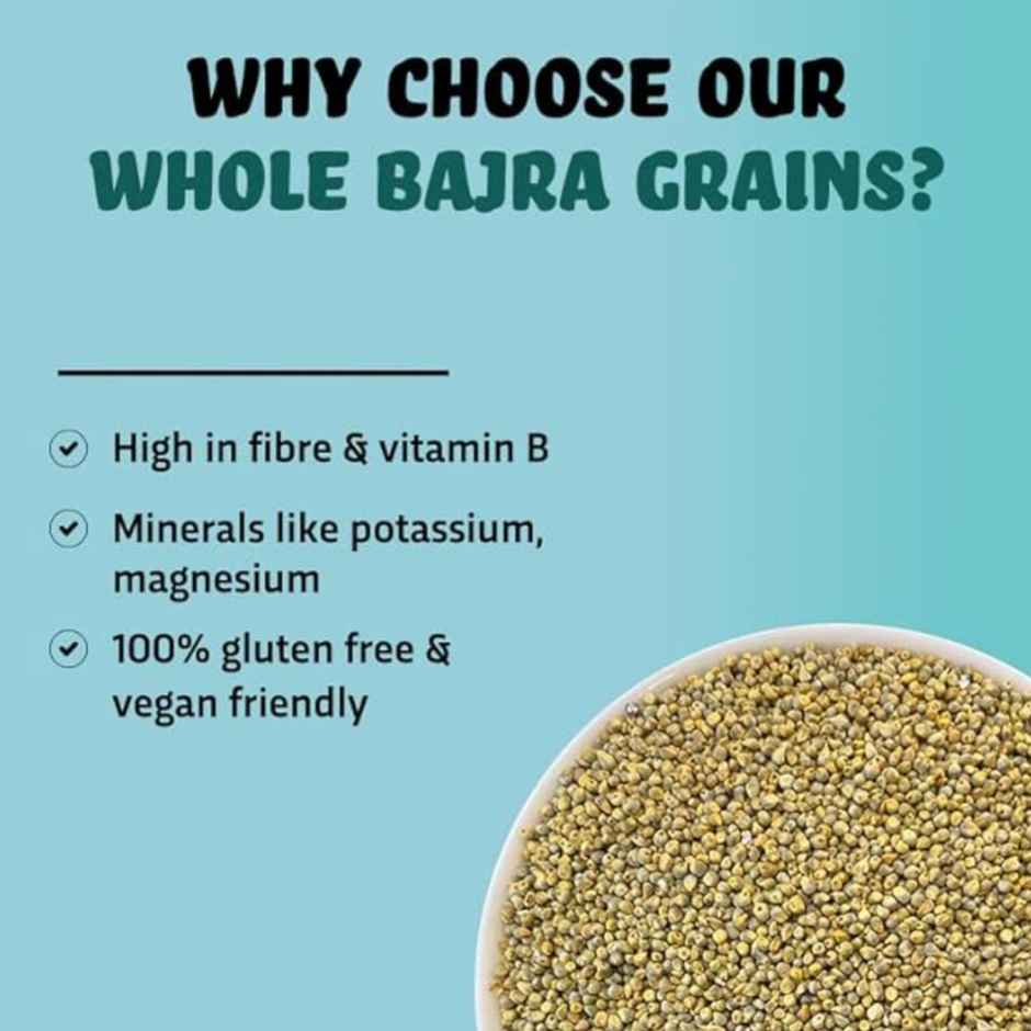 True Elements Whole Bajra | Pearl Millet