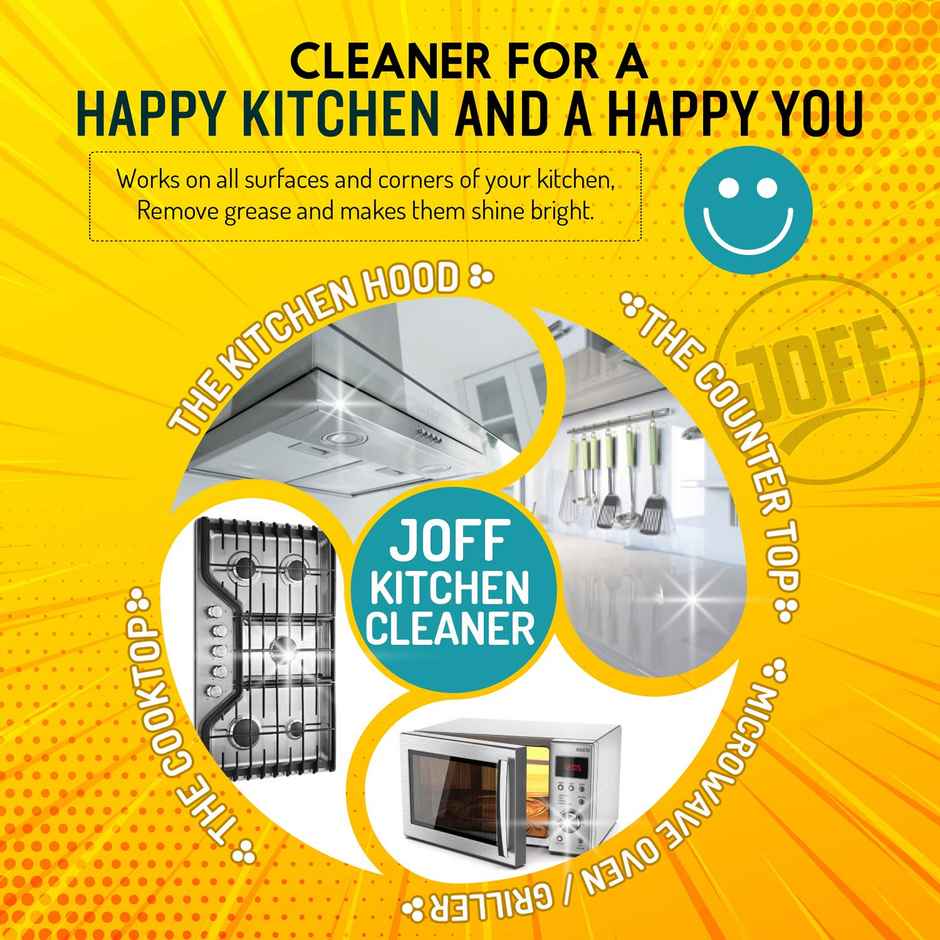 Joff Kitchen Degreaser Cleaner | Super Saver Refill Pack