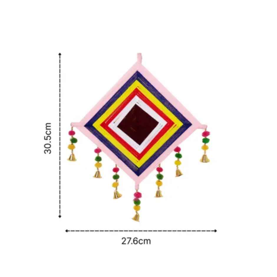 Decorative Kite Wall Hanging - Festival Decoration | 19x15 in | Oye Happy