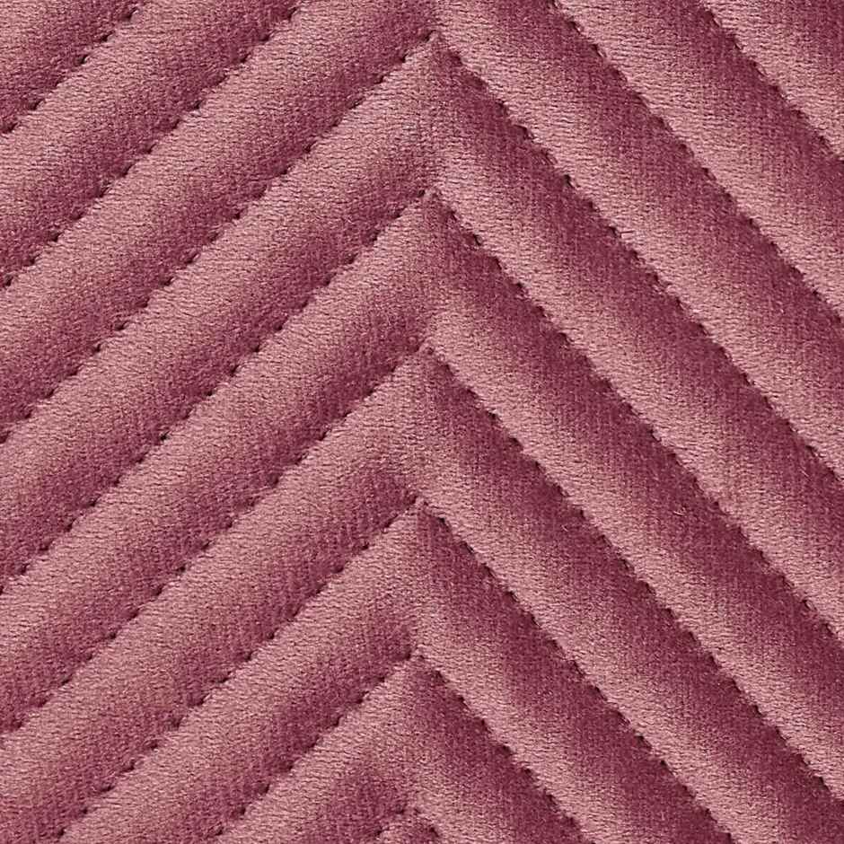 CasaCraft Pepperfry Sofa Covers Velvet Zig Zag Pink 55x86 Inch Reversible Cotton Blanket for Home