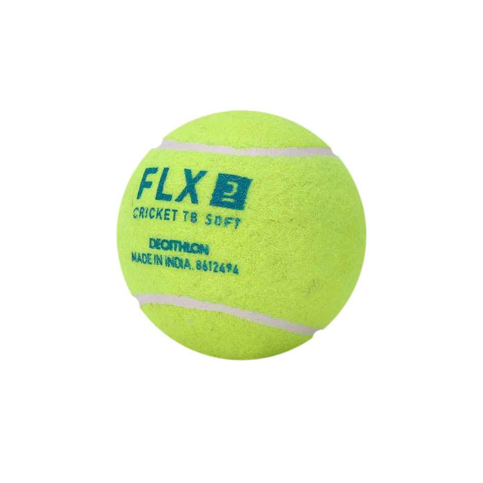 Decathlon | Adult Soft Tennis Cricket Ball - Lime Green