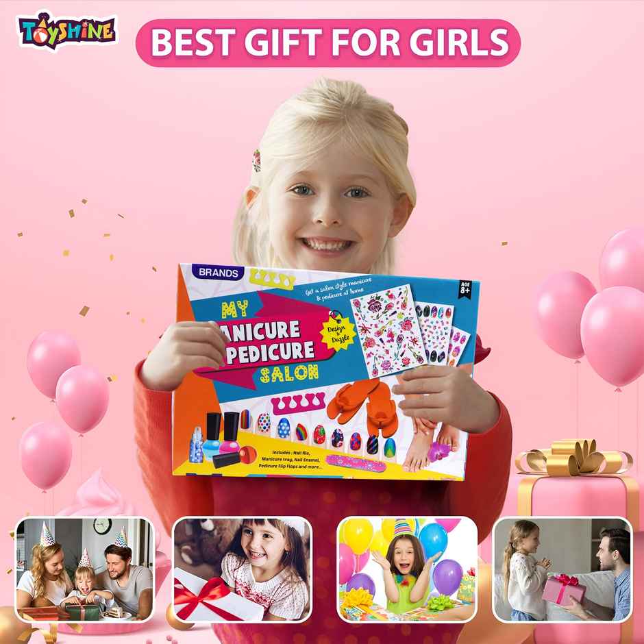 Toyshine DIY Manicure Kit | Creative STEM Toy for Kids 8+