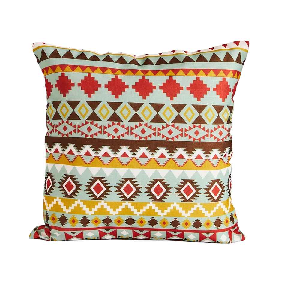 Teal By Chumbak | Peachy Crane 16 inch Cushion Covers Set Of 5