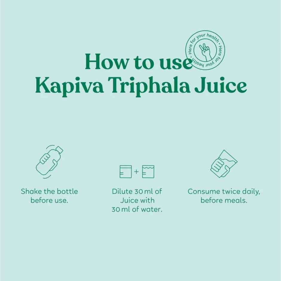 Kapiva Ayurveda Triphala Laxative Herbal Juice