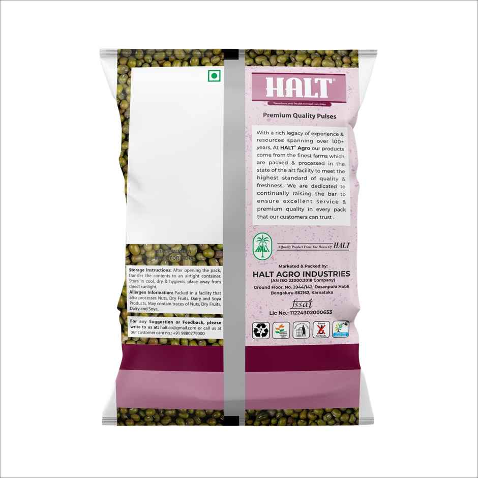 Halt Green Moong Dal Whole