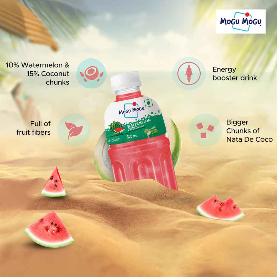 Mogu Mogu Watermelon Juice with Nata de Coco
