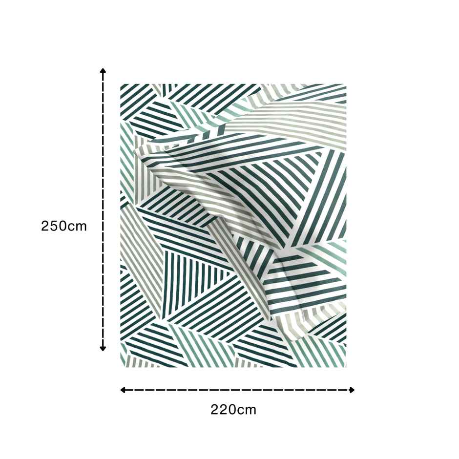 Dream Living Premium Soft Twizy Queen Bedsheet 115 GSM Micropeach w/ 2 Pillow Covers 220x250 cm | 1