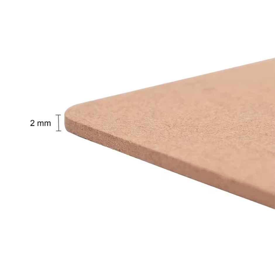 Itsy Bitsy Mdf Coasters With Stand Set of 6 4 x 4 Inch 1.9mm Thick 7 Pc Lb