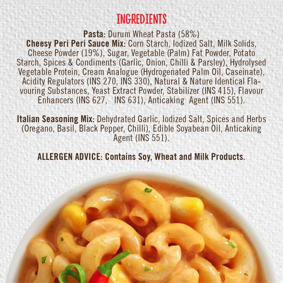 MOM Cheesy Peri Peri Instant Pasta | Quick & Cheesy