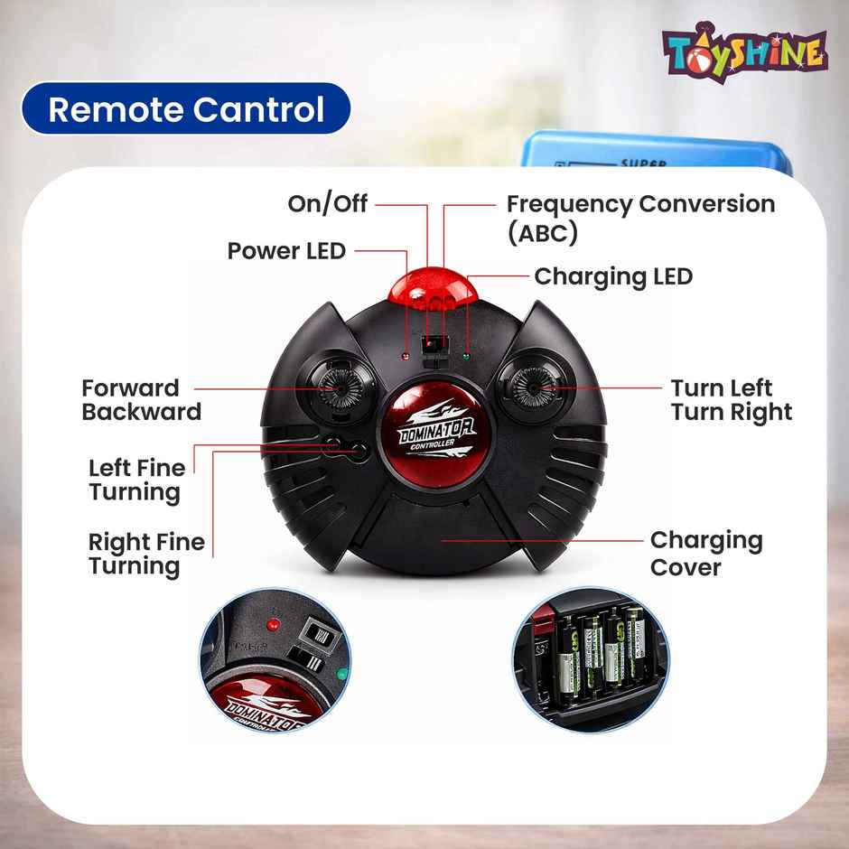 Toyshine Gravity Defying Rc Car Wall Climbing Remote Control Anti Ceiling Racing Toy - Assorted