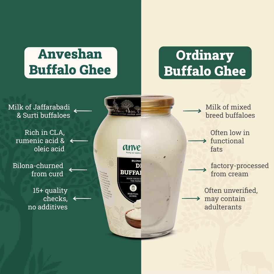 Anveshan Desi Buffalo Ghee