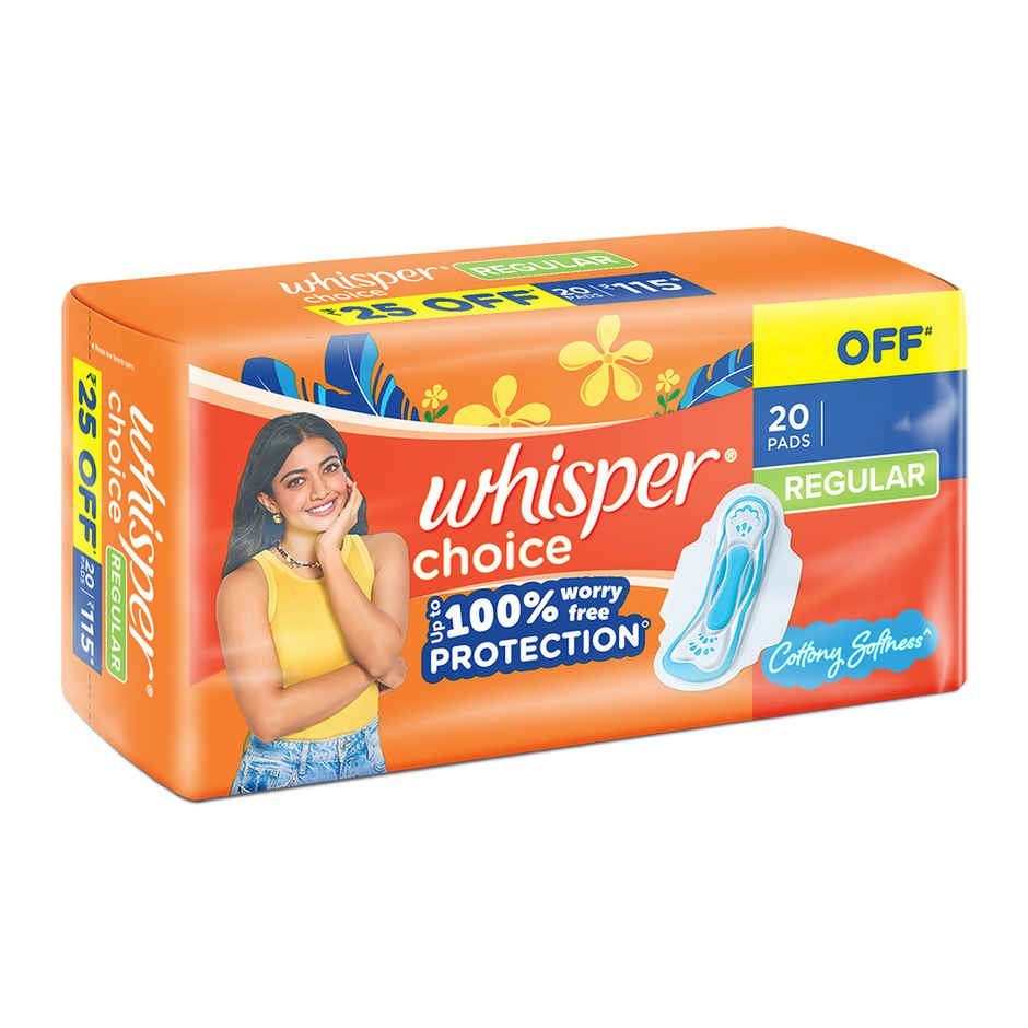 Whisper Choice Regular Sanitary Pads