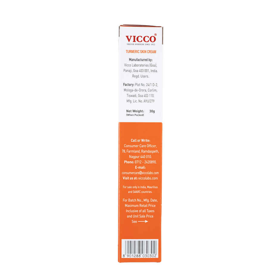 Vicco Turmeric Skin Cream 30g