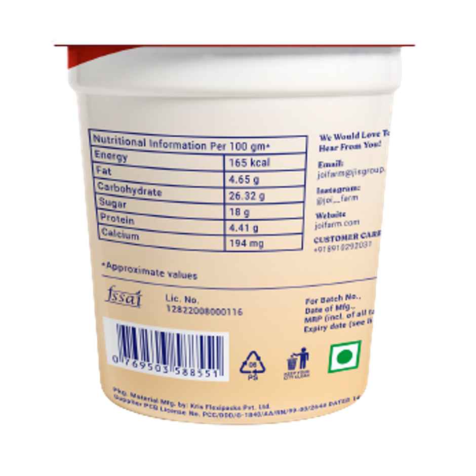 Joi Farm Creamy Top Yogurt - Mishti