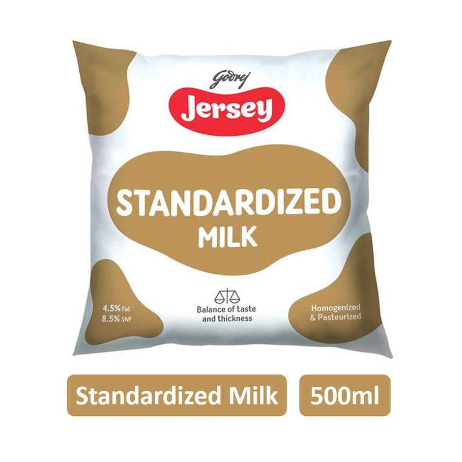 Godrej Jersey Standardized Fresh Milk | Pouch