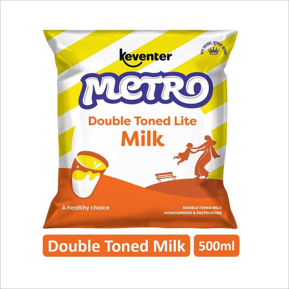 Keventer Metro Double Toned Lite Fresh Milk | Pouch