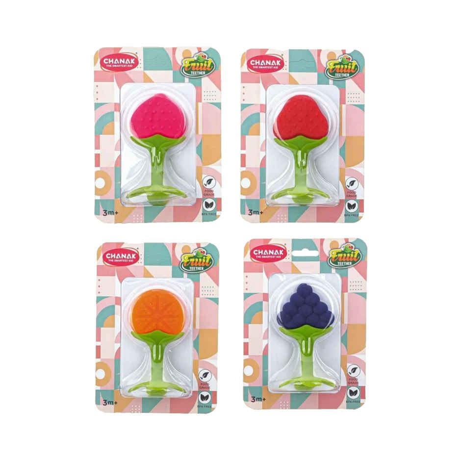 Aditi Toys Baby Silicone Teether For Kids Above 3 Months - Assorted