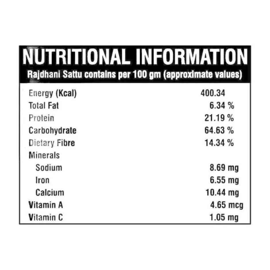 Rajdhani Chana Sattu Combo