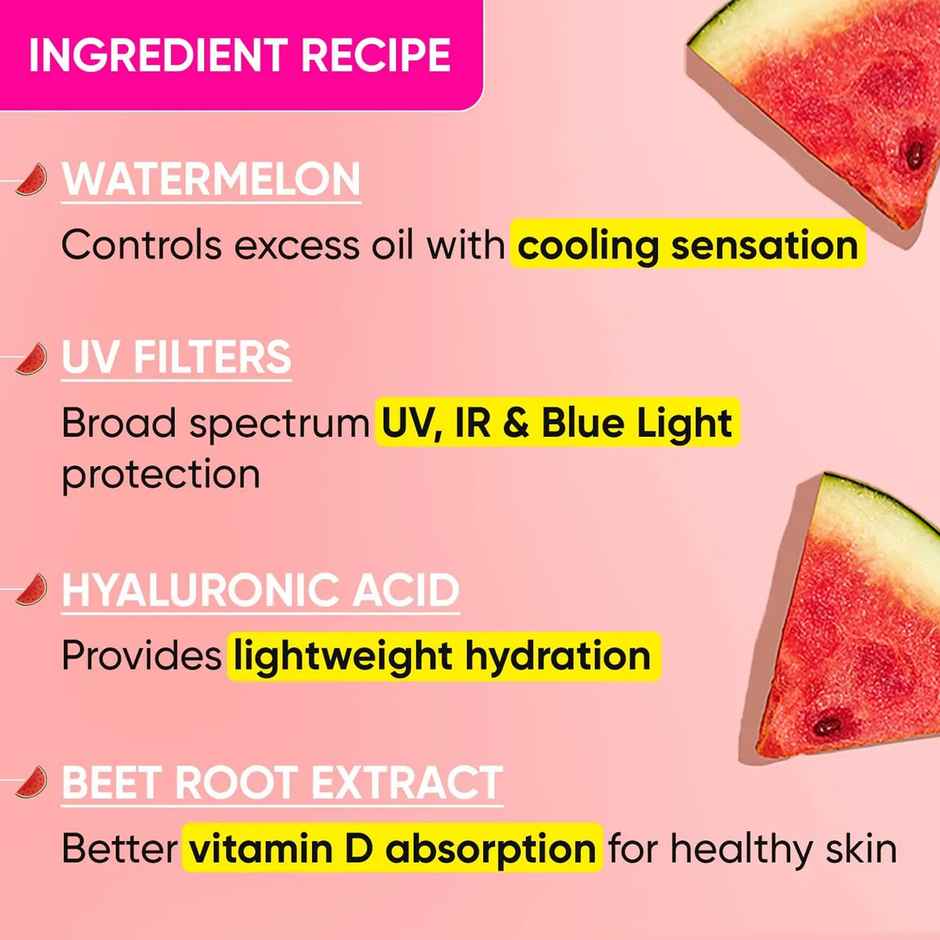 Dot & Key Watermelon Hyaluronic Cooling Sunscreen SPF 50 PA+++