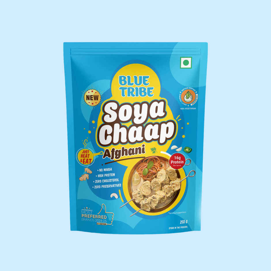 Blue Tribe Foods Ready To Eat Afghani Soya Chaap