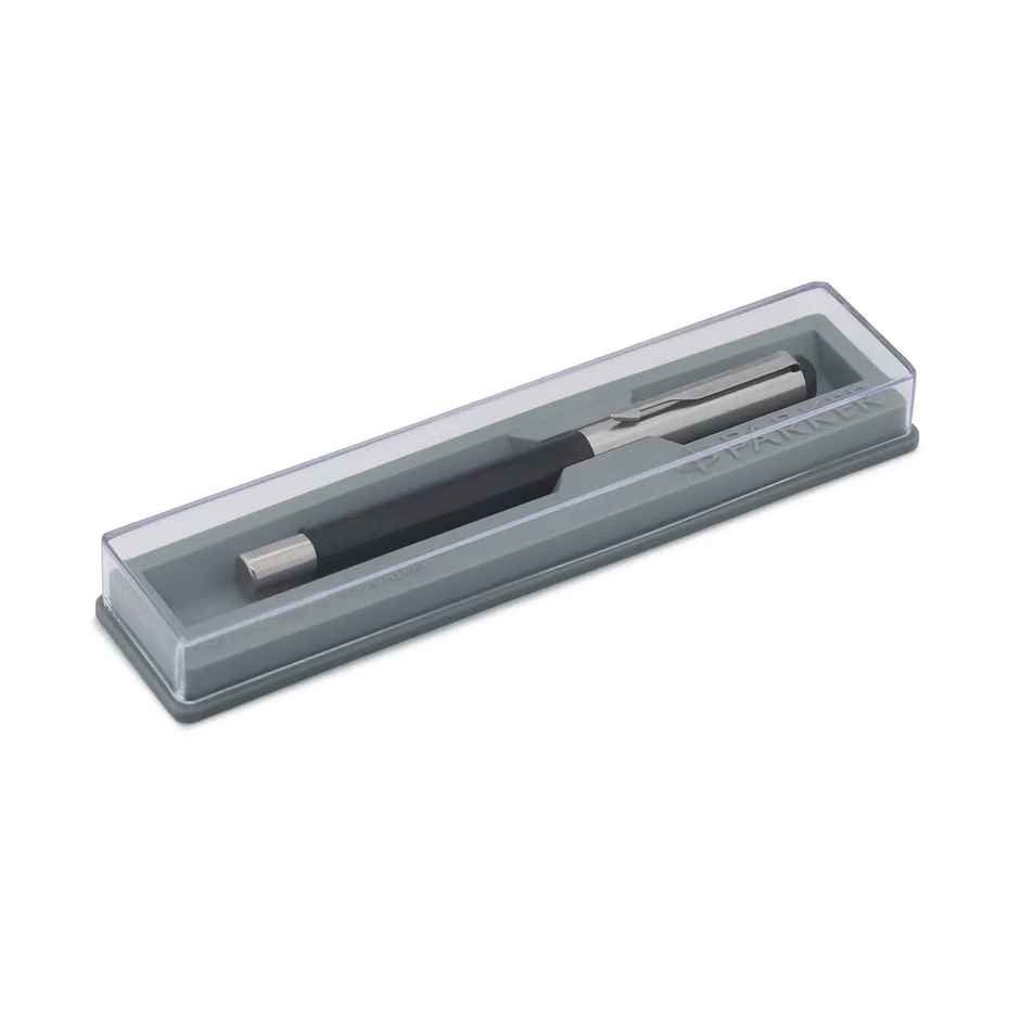 Parker Vector Metallix Fountain Pen | Fine Nib | Black Body | Gift Set