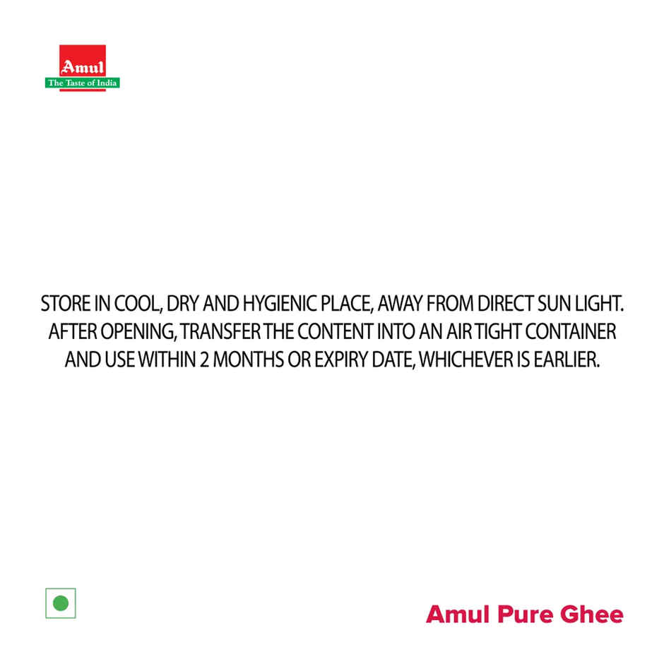 Amul Pure Ghee | Carton | Classic & Authentic