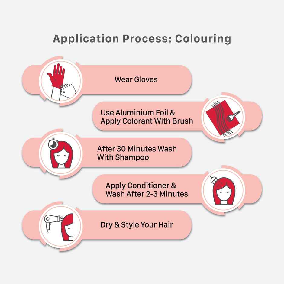 Streax Hair Colour Highlighting Kit Jersey Blue For Women