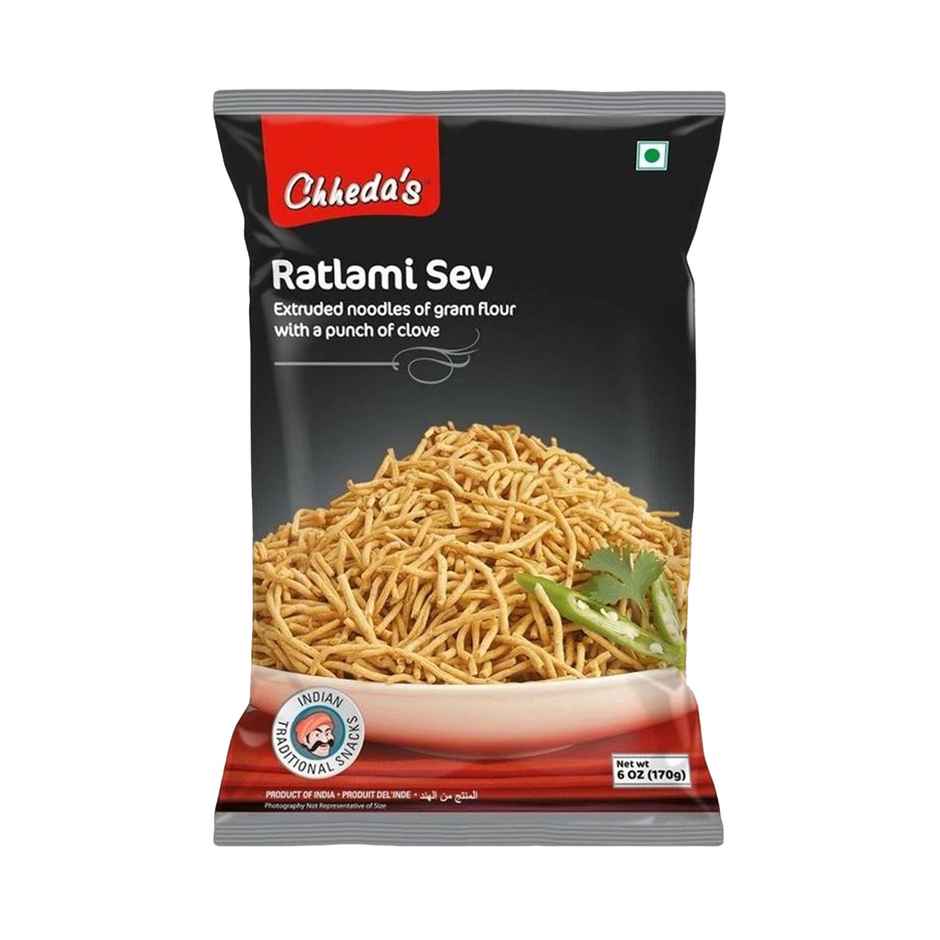 Chheda's Ratlami Sev | Spicy Crunchy Namkeen