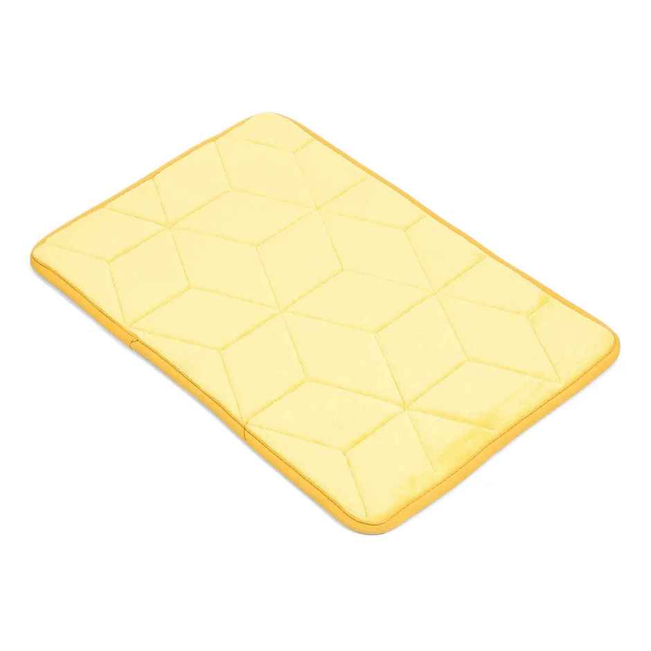 Status Memory Foam Anti-Skid Bath Mat | 38 x 58 cm | Yellow