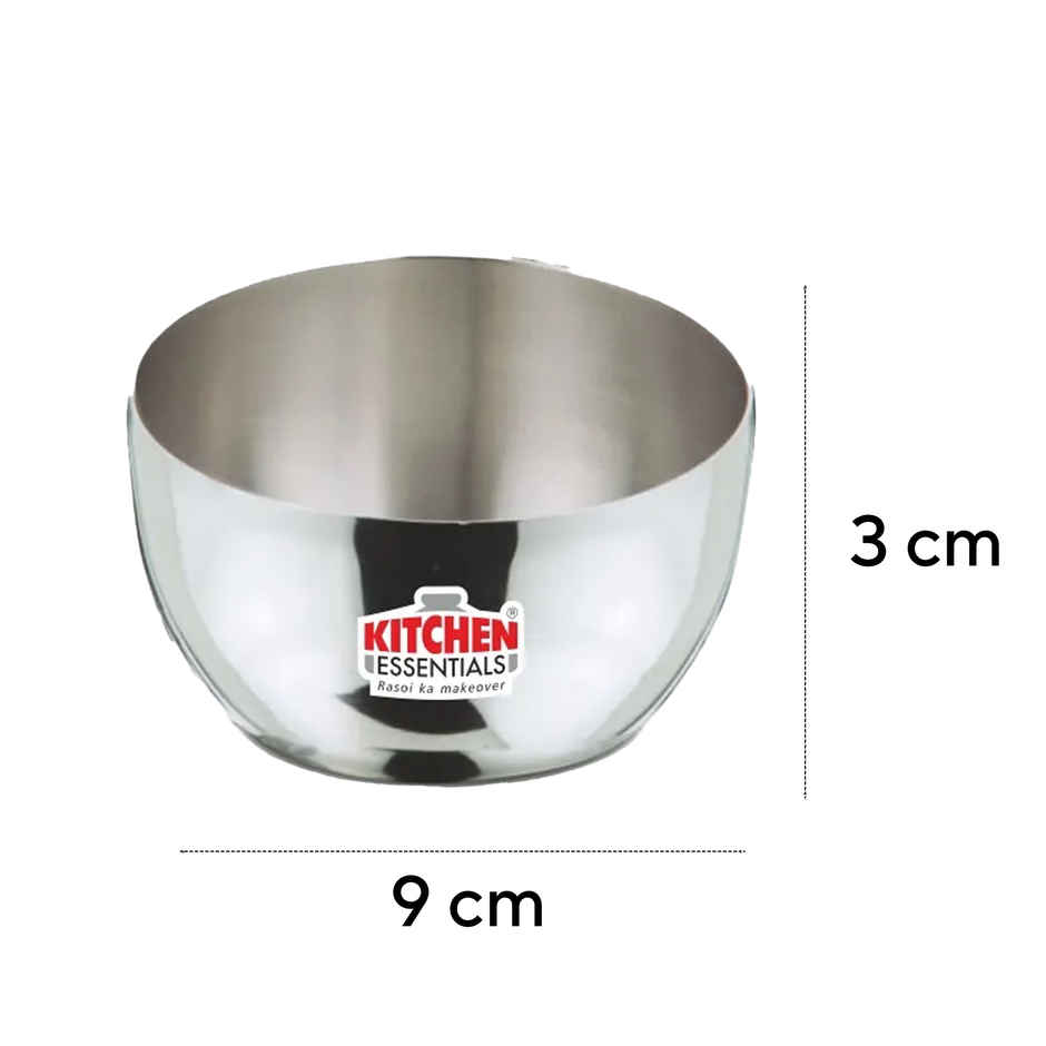 Kitchen Essentials Stainless Steel Apple Vati 6 - Laser