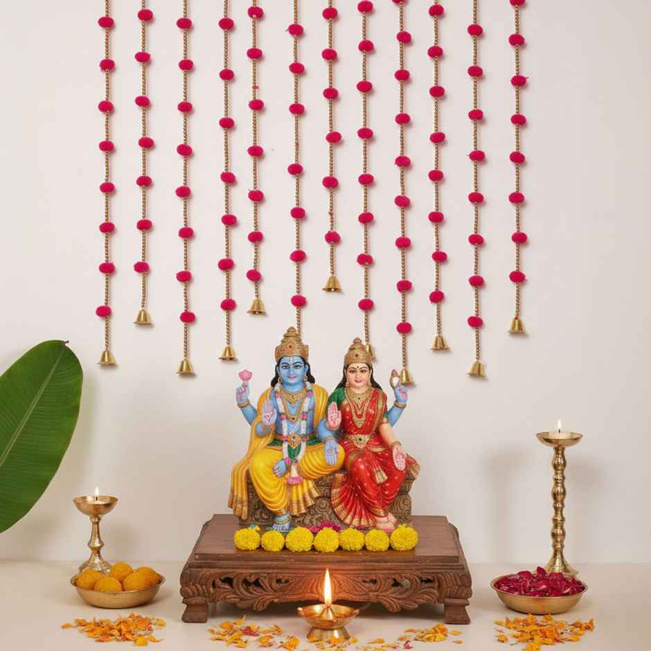 Traditional Wall Hanging with Bells - Musical Home Decor | Oye Happy | Assorted