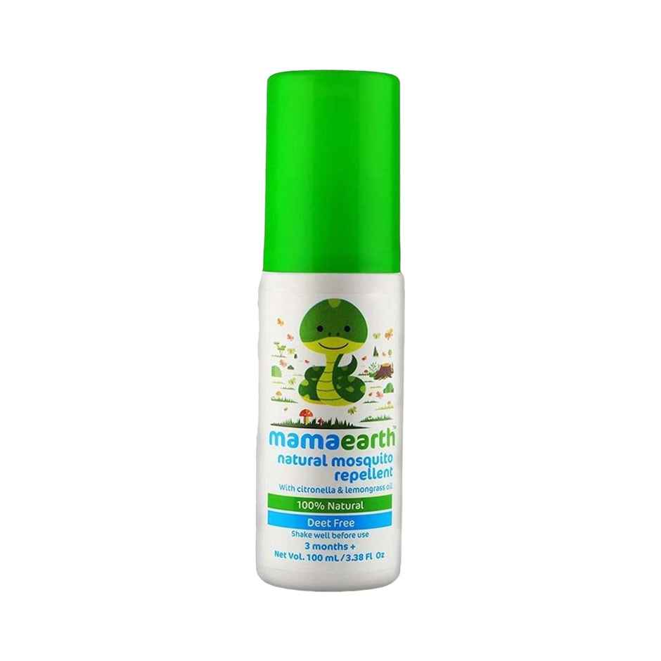 Mamaearth Natural Mosquito Repellent With Citronella & Lemongrass Oil