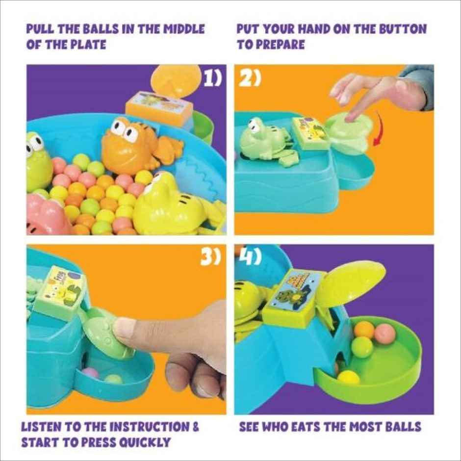 PlayMagic Feed The Frogs - 4 Players