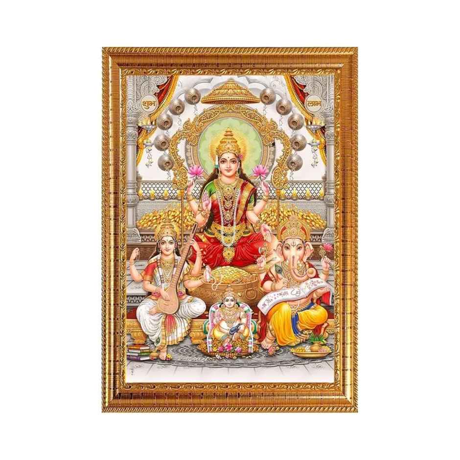 Laxmi Ganesh Deity Photo | 6 x 8 in | Assorted Designs | Divine Vibes