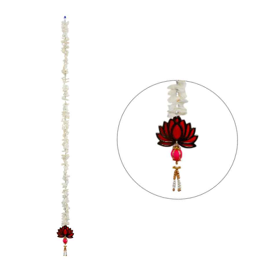 Artificial Garland Latkan with lotus Hanging | SE7EN