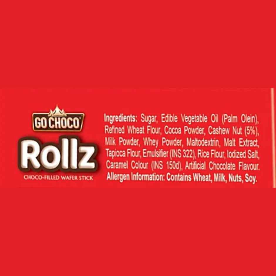 Go Choco Rollz Choco filled Wafer Stick