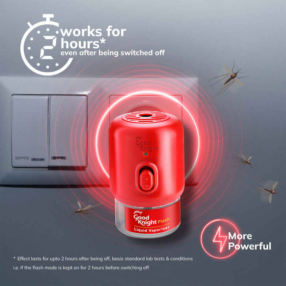 Good Knight Flash Liquid Vapourizer Mosquito Repellent Combo