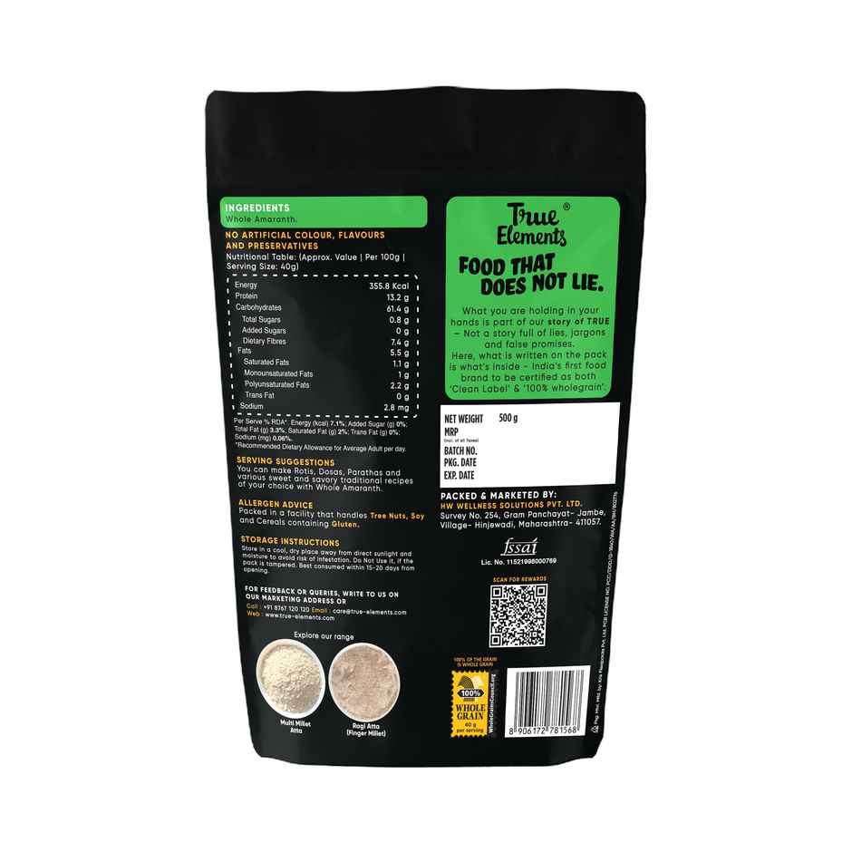 True Elements Whole Rajgira/Amaranth