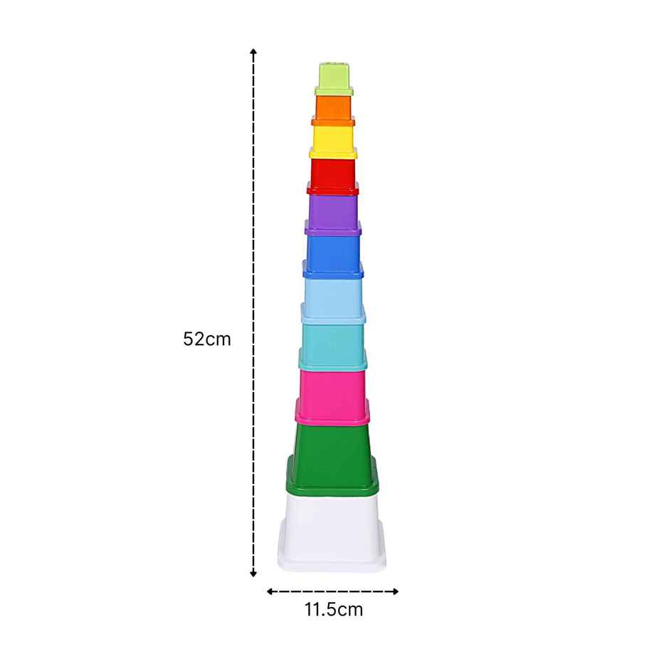 Hamleys Shooting Star Colour Stack Up Tower Multicolor 1Y+