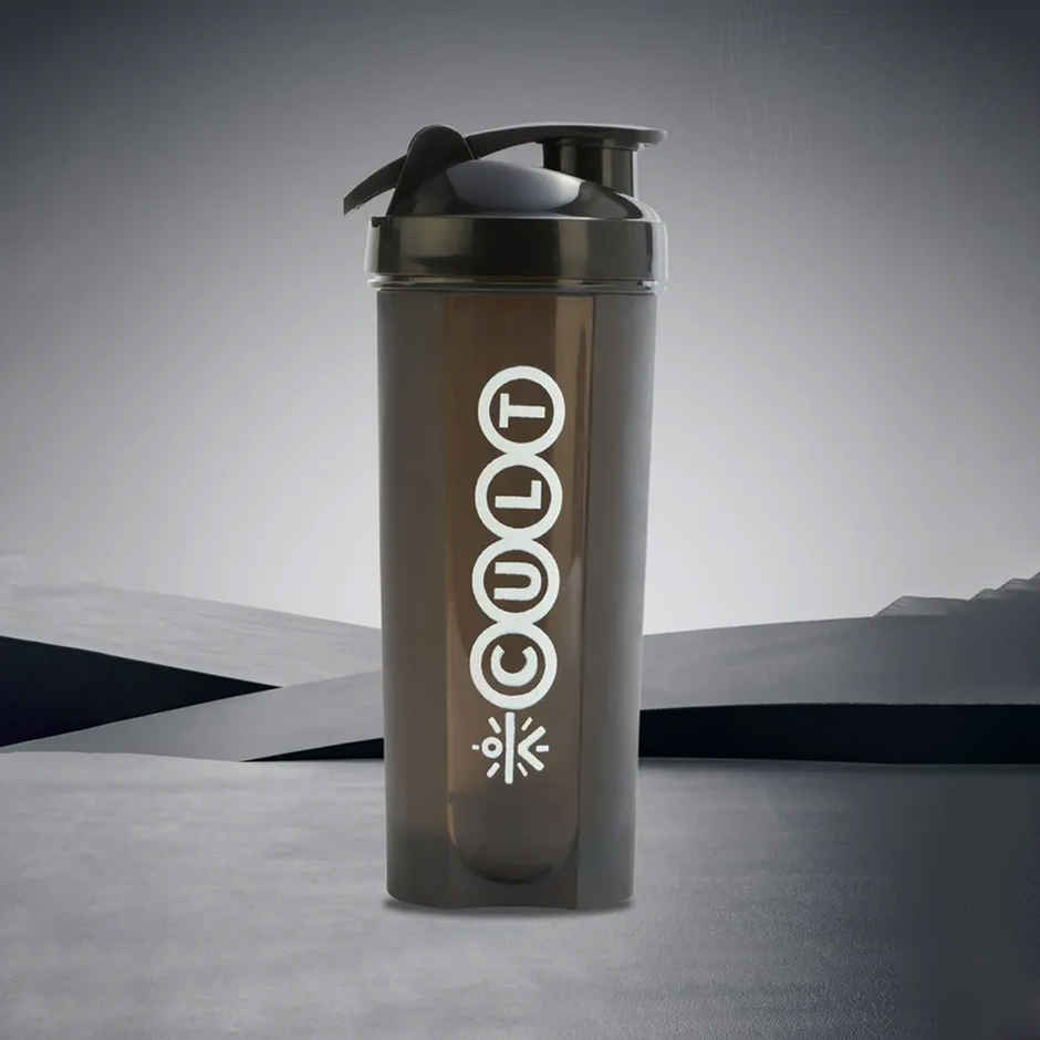 Cult Gym Shaker Bottle | 700 ml | Black